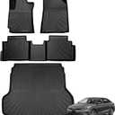 Floor Mats for Kia Forte S | EX | FE | LX | LXS | GT | GT-Line 2019-2024 2025 2026, TPE Waterproof Non-Slip All Weather Protection Custom (Floor Mats & Cargo Liner)