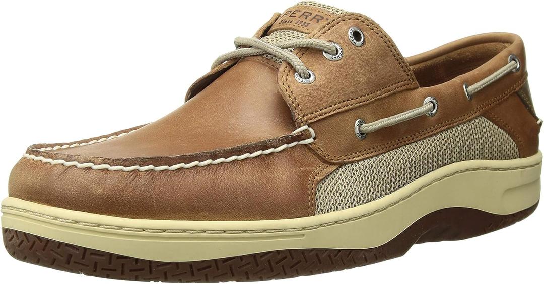 Sperry Men's Billfish 3-eye Boat Shoe Dark Tan 8.5 Wide