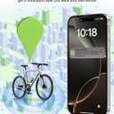Ravemen Bike Tracker Compatible with Apple Find My, Rechargeable Anti-Theft GPS Tracker for Bikes, 8-Month Power Life Bicycle Finder Location Accessories Hidden Under Bottle Holder (iOS Only)