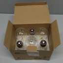 Brightever Vintage LED Edison Bulbs 60 Watt Equivalent, Dimmable 5000K Daylight White Light Bulbs, 7W, 850LM E26 LED Bulb, 90+CRI, ST58 Clear Glass Antique Decor Filament Lightbulbs for Room, 6-Pack