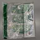 22mm Curved Ends Watch Band with Fold over Clasp, Silver Screw-in Stainless Steel Half-Moon Tapered 3D Flats Metal Watch Strap for Men Women