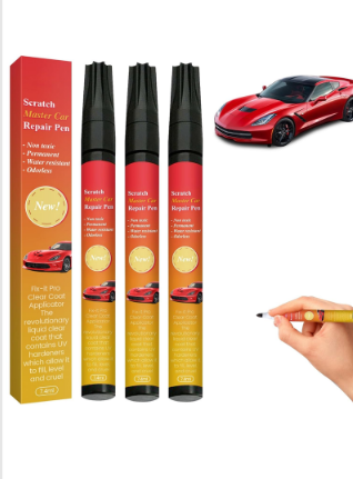 4 Pack Magic Car Scratch Removal Pen, Car Paint Scratch Remover Pen, Weatherproof Touch up Paint Pen for Cars, Trucks