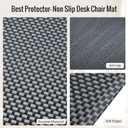 Office Chair Mat for Hard Floors,48"x60" Anti-Slip Waterproof Hardwood Floor Chair Mat,Heavy Duty Floor Protector Rolling Chairs for Home Office(Grey), PVC 48"x60"