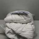 EASELAND Queen Size Mattress Pad Pillow Top Mattress Cover Quilted Fitted Mattress Protector Cotton Top Stretches up 8-21" Deep Pocket Cooling Mattress Topper (60x80 inch, White)