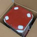 Heated Chicken Waterer, 2 Gallon Thermostatic Poultry Drinker with 4 Nipples, Outdoor Winter Water Heater with Leg Base for Chickens, Ducks, Geese, Turkeys, Anti-Freeze Automatic Watering System (Red)