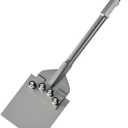 65A Shank 6 Inch Wide Floor Scraper Chisel Bit24" Long Alloy Steel Jack Hammer Drill Bit Blade Scraper, Spring-loaded Bolt Reinforcement, Removal Tools for Tile Thinset