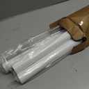 MEXAU White Tension Curtain Rod 40-148 Inch Long Tension Rod 1.26" Spring Tension Curtain Rod Adjustable Curtain Rods No Drilling Tension Shower Rod Curtain Tension Rod for Bathroom Windows Doorways