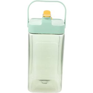 Kichvoe Reusable Refrigerator Cold Kettle with Faucet Beverage Dispenser for Easy Pouring Capacity Cold Water Pitcher Mess Juice Storage Container for Fridge Use (Light Green)