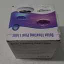 Solar Floating Pool Lights Flamingo Dynamic Lighting Effect, RGB Color Changing Auto Glow Flamingo Pool Light That Float, IP68 Waterproof Hangable Floating Lights for Pools Party Decor - 2PCS