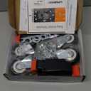 SPACEKEEPER Workbench Casters kit 660 Lbs - Retractable Casters Heavy Duty Bench Caster Wheels Designed for Workbenches Machinery & Tables, 4 Pack