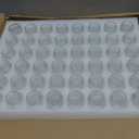 Accguan 2oz Mason Jars,Ginger Shots Bottles with Silver Lids,Glass Yogert Jars,Candle Jar,Honey,Jam,Jelly,Spice,Wedding Favors,Shower Favors(48pcs)