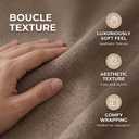 Kevin Textile 14x36 Inch Long Lumbar Cover 1 Pack Soft Boucle Textured Decorative Waterproof Rectangle Cushion Elegant Accent Pillows for Couch Sofa Chair Bed Home Decor Indoor Outdoor Taupe