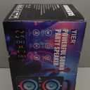 Bluetooth Speaker, 200W(Peak) Loud Stereo with Deep Bass, 20H Playtime, TWS, 30W Fast Charging, Portable Handle, Wireless Large Boombox with LED Light for Party Outdoor Backyard Beach