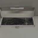 seenda Rechargeable Wireless Keyboard Mouse, Ultra Thin Low Profile Wireless Keyboard and Mouse with Number Pad, Quiet Portable Combo Compatible for Windows XP/7/8/10/11/11 Pro, Black and Grey