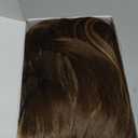 FESHFEN Long Honey Blonde Mixed Light Brown Wigs for Women, 22 inch Middle Parting Synthetic Wavy Wig for Daily Party