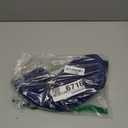 Culnflun U Shaped Hot Water Bottle, Warm Neck Soft Rubber Hot Water Bag with Cloth Cover for Pain Relief and Insulation (Navy Blue)