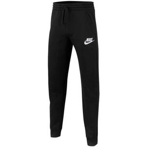 Nike Boys Boy's NSW Club Jogger Fleece Pant (Large, Black/Black/White)