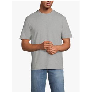 Lands' End Men's Short Sleeve Super-T Crew Relaxed Fit Tee, Size L