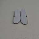 New Madden Girl Brycee Strappy Silver Irridescent Sandals Slides, Size 3