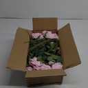 Hananona 50 Artificial Roses in Bulk, Fake Silk Pink Roses Realistic Roses for Wedding Centerpieces Flower Arrangement Home Decor (50, Pink)