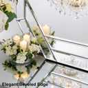 Chende 40" Large Wall Mirror for Decor, Octagonal Living Room Mirror with Glass Frame, Unique Beveled Elegant Mirror for Dining Room, Entrance, Home Office