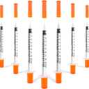 30 Pack U-100 1cc 31 Gauge 5/16 Inch Syringes with Needle, Individually Packed