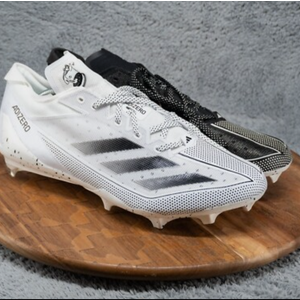 Adidas Adizero Electric Football Cleats Snack Attack White Black IE4401, 10 Adidas Adizero Electric Football Cleats Snack Attack White Black IE4401, 10