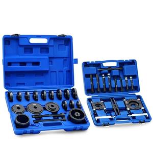 Orion Motor Tech 38pc 2-in-1 Bearing Press Kit, Front Wheel Bearing Removal Kit with Sliding Screws Sleeves, 5 T Wheel Bearing Separator Puller Set with 2" & 3" Jaws, Bearing Puller Tool Set with Case