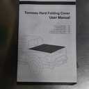 Rough Country Hard Tri-Fold Truck Bed Cover, Flip Up Truck Tonneau Covers for Jeep Gladiator JT (2020-2024) - 5ft Jeep Gladiator Bed Cover, Tonneau Cover - 49620500