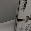 KOHLER 20110-0 Brevia, Slow Close Toilet Seat, Elongated Toilet Seat, Grip-Tight Bumpers Quick-Attach Hardware, White