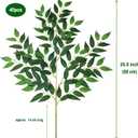 40pcs Italian Ruscus Greenery 68cm Artificial Greenery Stems Leaf Greenery Garland for Wedding Arch Flowers Centerpieces Balloon Arch Home Decor