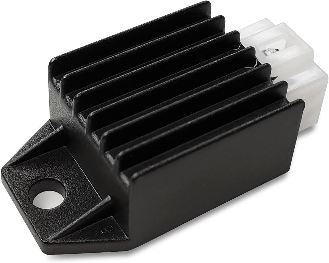 12V 4 pin Voltage Regulator Rectifier Replacement for 50cc 70cc 90cc 110cc 125cc ATV Scooter 4 Wheelers Moped Dune Buggy Sandrail Roketa Taotao Jonway Go Karts Quad