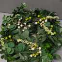Green Eucalyptus Wreath, 18 Inch Artificial Spring Wreath with Berries for All Seasons Farmhouse Indoor Outdoor Wall Window Front Door Party Decor