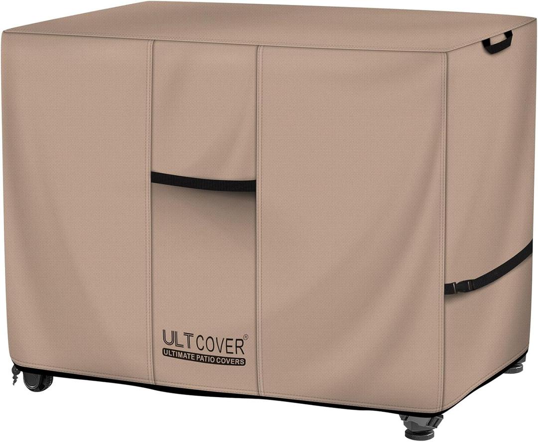 ULTCOVER Waterproof Prep Table Cover for 52 Inch Keter Unity XL Portable Table, Outdoor Storage Cabinet Prep Station Cover 54L x 22W x 35H inch