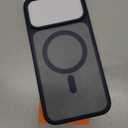 TORRAS Stronger Magnetic & Shockproof for iPhone 17 Pro Max Case, Fit for MagSafe, Military Grade Drop Protection, Camera Control, DIY Button, Slim for iPhone 17 Pro Max Case Translucent Deep Blue