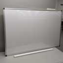 Rolling Whiteboard, Double Sided Magnetic Dry Erase Board Height Adjustable Whiteboard with Stand for Home Office Classroom (48" x 32")