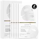 ISTON 6 Pack Bio-Collagen Real Deep Anti Wrinkle Lifting Mask,Overnight Hydrating Face Mask for All Skin Types -Pore Minimizing,Elasticity Enhancing,Firming,Moisturizing (White)
