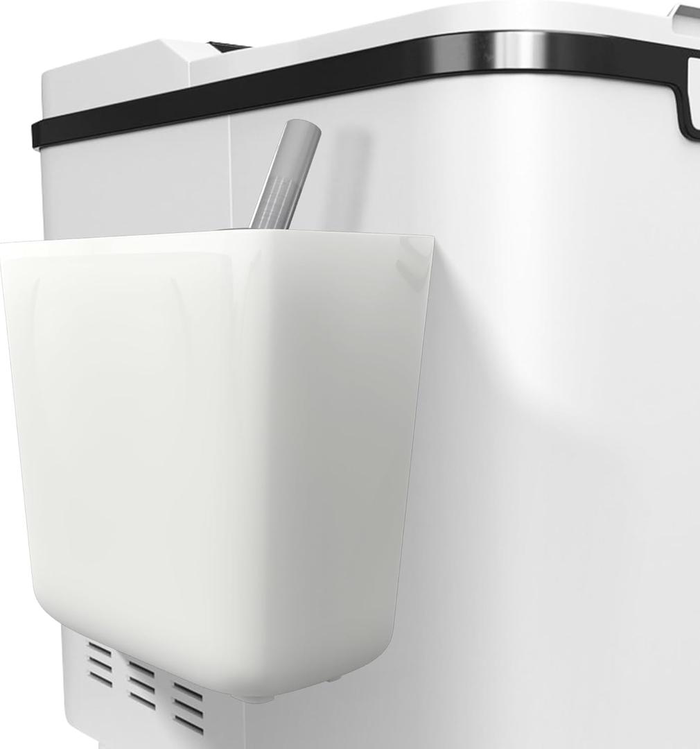 Ice Scoop Holder for Ice Machine& Freezer, Large Magnetic Scoop Holder Fits Countertop Ice Makers, Ice Cream Scoops, Kitchen Food Scoops, L 5.5'' x W 3.54'' x H 5.9''