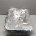 2 Pack Stainless Steel Open Cat Litter Box with High Sides, Large Cat Litter Tray for Big Cats, Metal Litter Box, Easy Cleaning, Include Scoop, 24" L x 16" W x 9.8" H(Dark Gray)