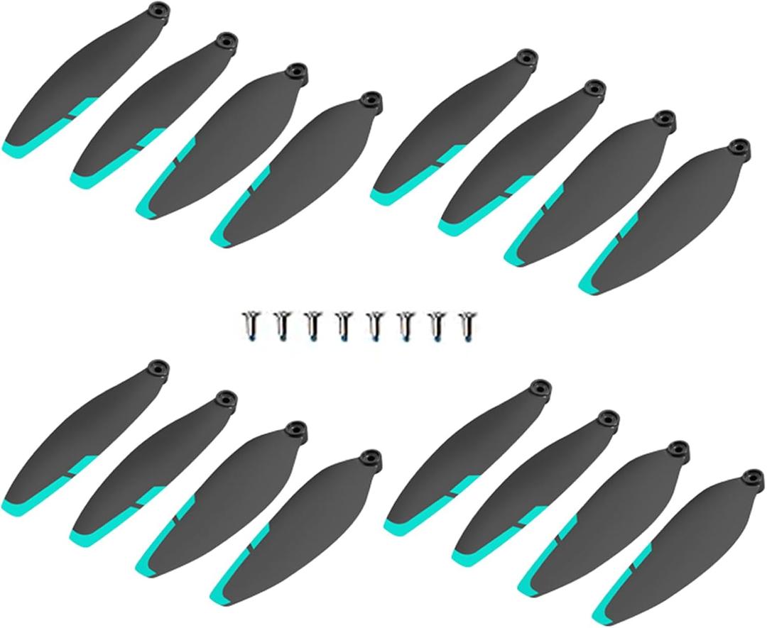 16 Pcs Propellers for S159 Drone Mini Propellers, Propellers Replacements Low-Noise and Quick-Release Blades Props, s159 Drone Part Accessories