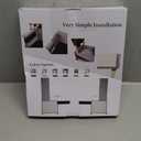 Cat Scratch Couch Protector with Natural Sisal for Protecting Couch Sofa Chair Furniture,Couch Corner Cat Ccratcher 23.6" L*19.7" W(Light Grey/Left Hand)