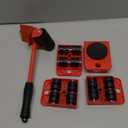 220 Lbs Capacity Heavy Furniture Movers with Wheels  Heavy Furniture Mover Tool Set with 11.9" Lever & 3.69"x2.88" Sliders with Appliance Lifter  Floor Kit for Sofas, Fridges & Kitchen Appliances