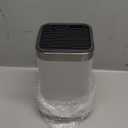 Universal Knife Block, Knife Holder without Knives, Stainless Steel Knife Storage Block for 3.5" to 8" Knives, with Slots for Scissors and Sharpening Rod,for Kitchen Counter