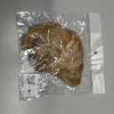 Rich Choices Human Hair Messy Bun Hair Piece, 100% Remy Human Hairs Bun HairPiece for Women,Chignon Fluffy Donut Updo with Elastic Rubber Band Wavy #12P613 Golden Brown Mix Bleach Blonde