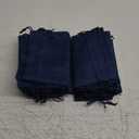 Palmhomee Pack of 25 Burlap Gift Bags with Drawstring Linen Jewelry Pouches Wedding Hessian Jute Bags for Birthday and Treat Pouches Party Wedding Favors Gift (6x8 Inch, Navy Blue)