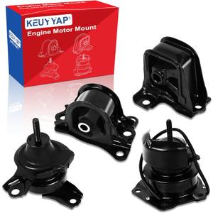 4Pcs Engine Motor Mount Compatible with Honda Accord 2.3L 1998 1999 2000 2001 2002 Transmission Mount Set, Replace A6583 A6564 A6572 A6570