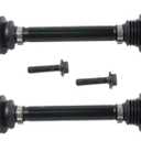 2Pcs Front CV Axle Shaft Assembly Replacement for 2013-2017 Q5 2.0L 3.0L Part# 8R0407271G 8R0407271F (Left & Right)