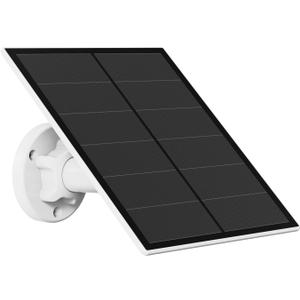 5W Solar Panel for Security Camera Outdoor, 5V USB Solar Panel Charger Compatible with Rechargeable Battery Powered Cam, IP65 Waterproof, 9.8ft Cable, 360 Adjustable Bracket (1 Pack)