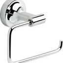 Franklin Brass Voisin (1-Pack) Toilet Paper Holder Polished Chrome Tissue Roll Holder for Bathroom Organization and Storage European Single Post Toilet Tissue Holder Wall Bathroom Accessories VOI50-PC