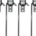 4 Pcs Heavy Duty Exhaust Hanger Rod -Universal Use Exhaust Hanger - 3/8" Rod 10" Long